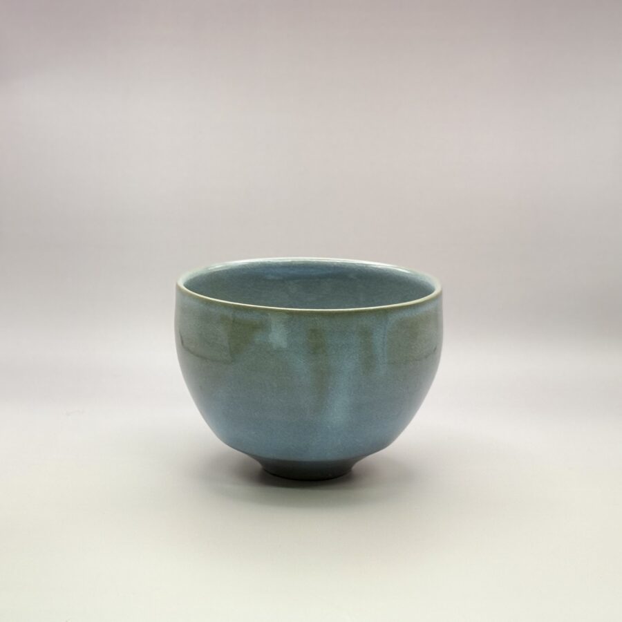 茶碗　萩焼 舛花釉　田原崇雄 造