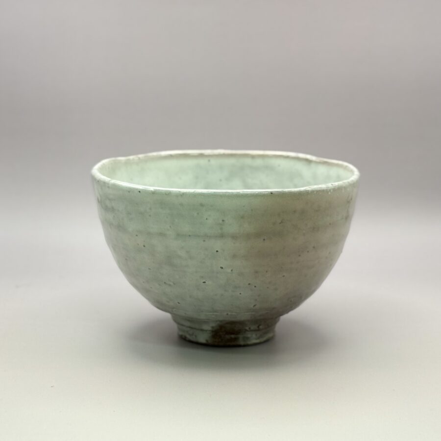 茶碗　萩　窯変　田原崇雄造