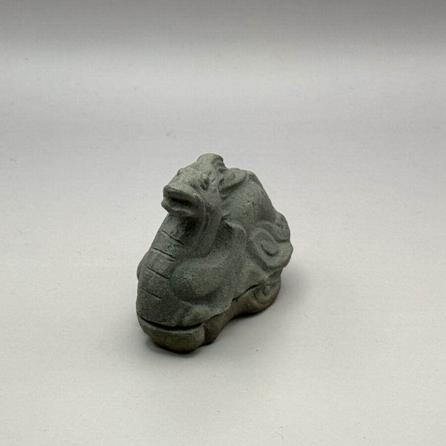 香合　備前焼 龍　木村桃山 造　No.908