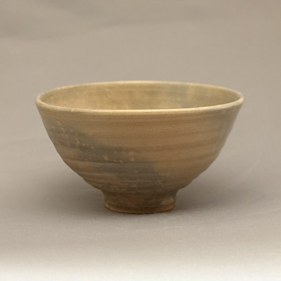 茶碗　紅鹿背　１５世松林豊斎 作1950-2015　No.698