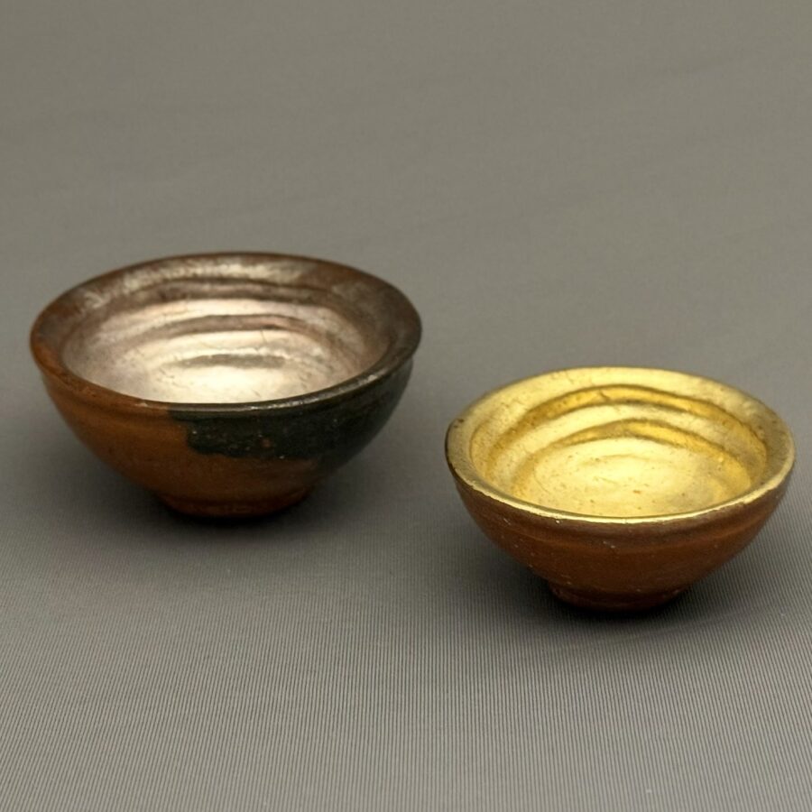 ぐい吞み　嶋臺盃　９代大樋長左衛門 作1901-1986　No.892